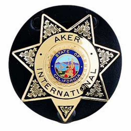 Aker Leather ClipOn Star Badge Holder A592BP eBay