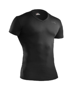 UA Men's Tactical HeatGear Compression V-Neck T-Shirt