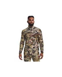 Men's ColdGear Infrared Camo Mock Long Sleeve