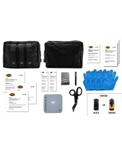E.T.R. Basic Active Shooter/Bleed Aid Kit with S.T.A.T. Tourniquet (Black)