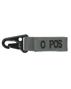 Embroidered Blood Type Tags (O+)