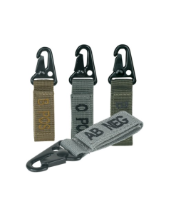 Embroidered Blood Type Tags (O-)