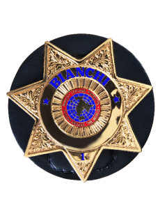 Model 7350-01 Badge Holder Round, Clip-On