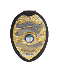 Model 7350-03 Badge Holder Teardrop, Clip-On