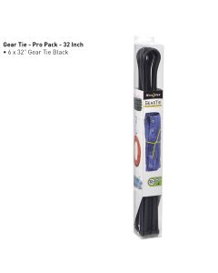 Gear Tie ProPack 32 - 6 Pack - Black