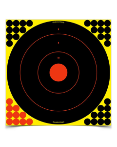 Shoot-N-C 17.25 Inch Bull's-Eye Target (12 Pack)