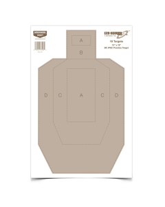 Eze-Scorer 12 x 18 BC IPSC Practice Target