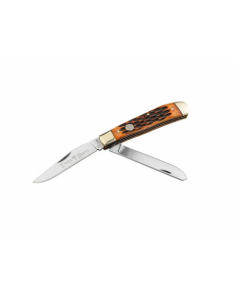 BOKER TRADITIONAL SERIES 2.0 TRAPPER JIGGED BROWN