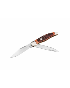 BOKER TRADITIONAL SERIES 2.0 FOLDING HUNTER JIGGED BROWN