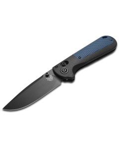 Benchmade Redoubt Limited Edition 430BK-LE1 Black & Blue Grivory & CPM-D2 Steel Pocket Knife