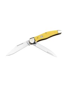 BOKER TRADITIONAL SERIES 2.0 FOLDING HUNTER YELLOW DELRIN