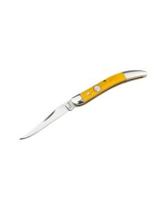 BOKER TRADITIONAL SERIES 2.0 TEXAS TOOTHPICK SMOOTH YELLOW