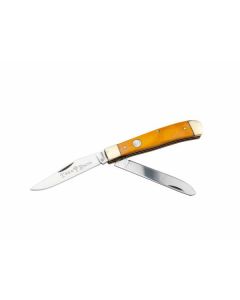 BOKER TRADITIONAL SERIES 2.0 TRAPPER SMOOTH YELLOW