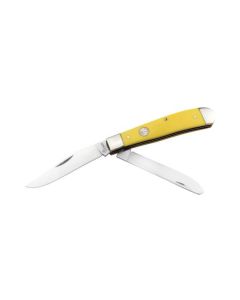 BOKER TRADITIONAL SERIES 2.0 TRAPPER YELLOW DELRIN