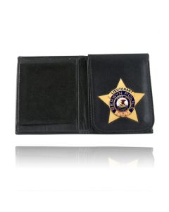 Book Style Badge Case, Flip Out Badge Flap