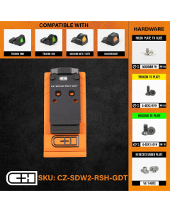 Optics Adapter Plate - CZ Shadow 2 Optics Ready V4 MIL/LEO to CZ-Shadow 2 Optics Ready