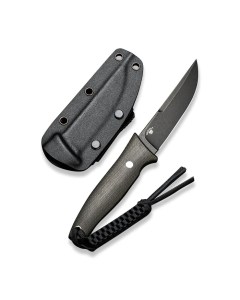 CIVIVI Tamashii Fixed Blade Knife Micarta Handle (4.07" D2 Blade) C19046-4