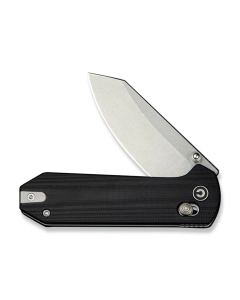 CIVIVI Yonder Thumb Stud & Crossbar Lock Knife Black G10 Handle