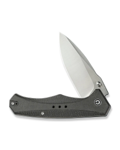CIVIVI Photonix Flipper & Thumb Stud Knife Dark Green Canvas Micarta Handle (3.7" Satin Finished 14C28N Blade) C23081B-3