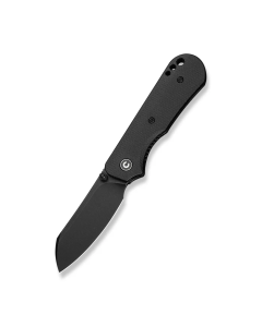 CIVIVI Crabby Thumb Stud Knife Black Canvas Micarta Handle