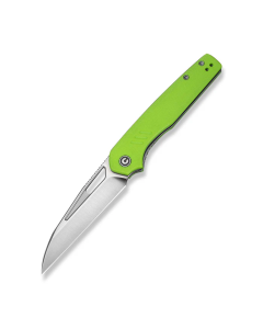 Guile Front Flipper & Thumb Hole Knife Fluorescent Green G10 Handle