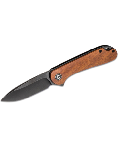 CIVIVI Elementum Flipper Knife Wood Handle (2.96" D2 Blade)
