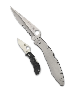Spyderco Police Model Knife + FREE Manbug Bundle