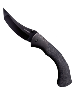 Cold Steel 60 Series Black Sable Lockback Knife Black Carbon Fiber