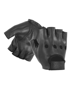 Half-Finger Leather Driving Gloves