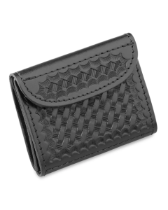 Basketweave Leather Glove Case