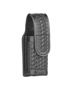 Basketweave 2 Ounce Leather Mace/OC Holder for Bodyguard