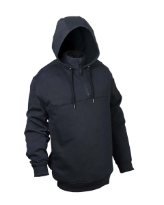 Shield Hooded Job Shirt-Midnight Navy
