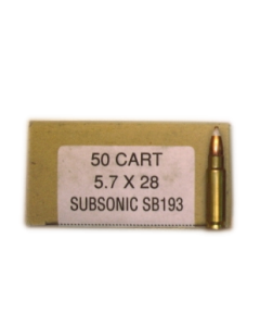 5.7x28mm SB193 Subsonic LE