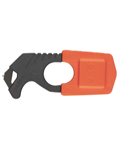 Strap Cutter - Black, Orange Sheath