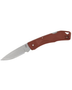 LST Ultra Lockback Folding Knife 2.7" Stonewashed Drop Point Blade, Drab Red GFN Handles - 1074514