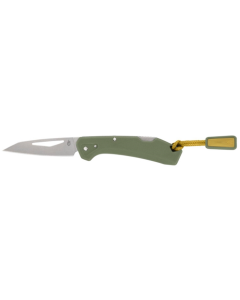 Gerber LST Mini Linchen Green 1.9in Plain Satin Modified Wharncliffe