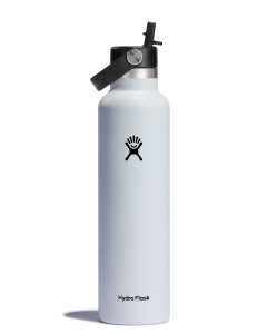 Standard Mouth 24oz Insulated Water Bottle w/ Flex Straw