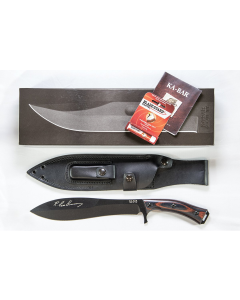 Gunny Knifeblack Leather Sheath, Str Edge