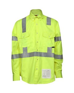 FR Hi-Vis Class 3 Long Sleeve Work Shirt