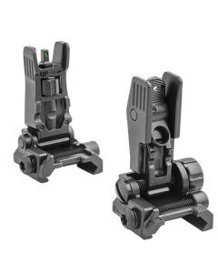 MEPRO FABS Self-Illuminated Folding Adjustable Back-up Sights