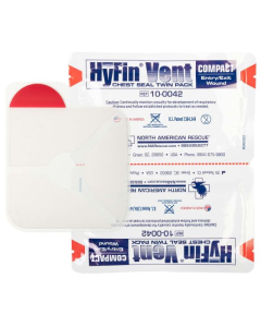 HyFin Vent Compact Chest Seal - Twin Pack