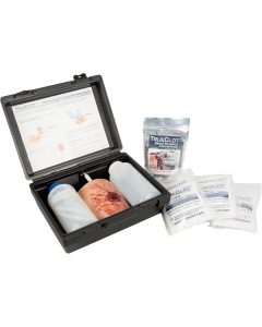 TrueClot Hemorrhage Training Kit - Large Caliber GSW with Bone Insert