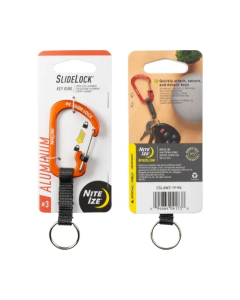 SlideLock Key Ring Aluminum