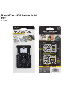 Financial Tool RFID Blocking Wallet