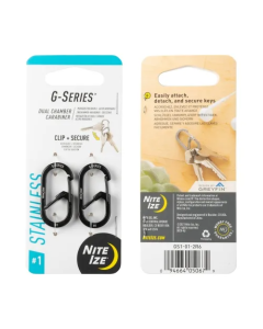 G-Series Dual Chamber Carabiner #1 - 2 Pack