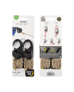 Camjam Cord Tightener with 8 ft. Rope- 2 Pack