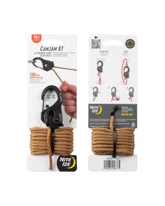 CamJam XT Aluminum Rope Tightener w/ 15' Paracord