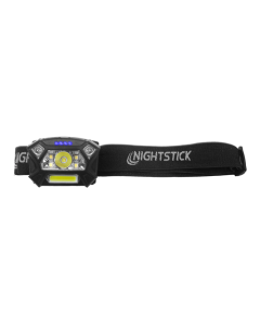 Dual-Light Headlamp w/Motion Sensing Activation - Black