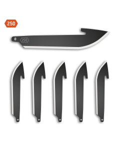 2.5 DROP-POINT BLADE PACK (Black, 6 Blades)