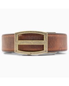 Titan Ironhide Brown Crazy Horse EDC Ratchet Belt 1.5" [38mm]